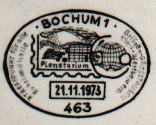 Stempel: Planetarium Bochum 1973