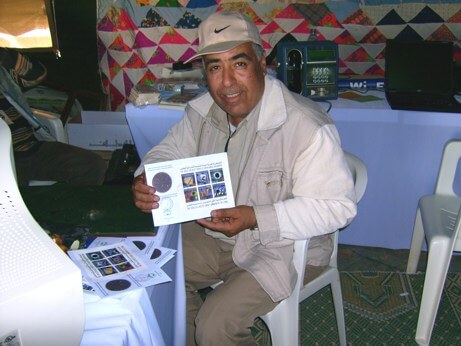 Khaled Tabakh im Wüstenzelt